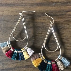Boho fringe earrings